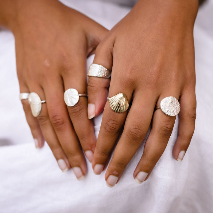 Clam Shell Ring