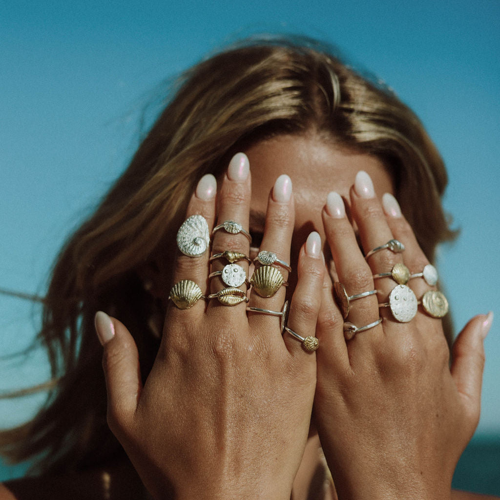 Cowrie Shell Ring