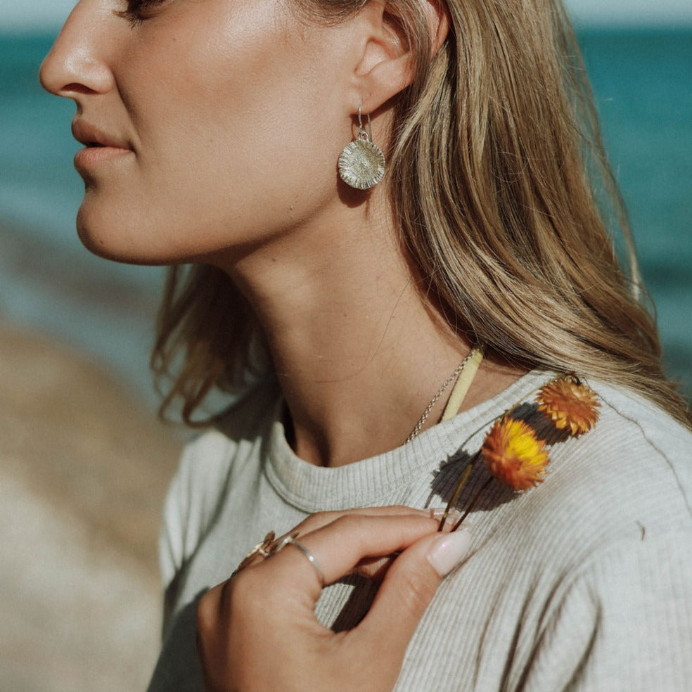 Paper Daisy Earrings