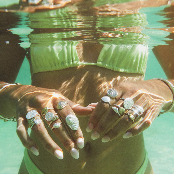 Abalone Shell Ring