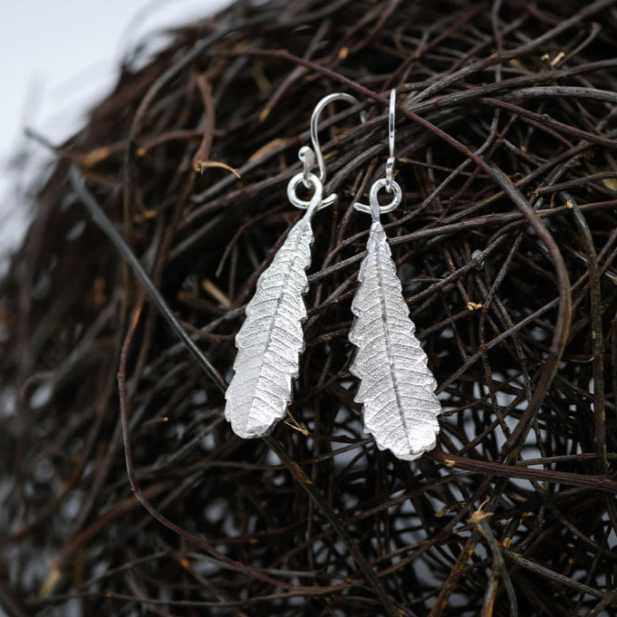 Banksia Leaf Earrings