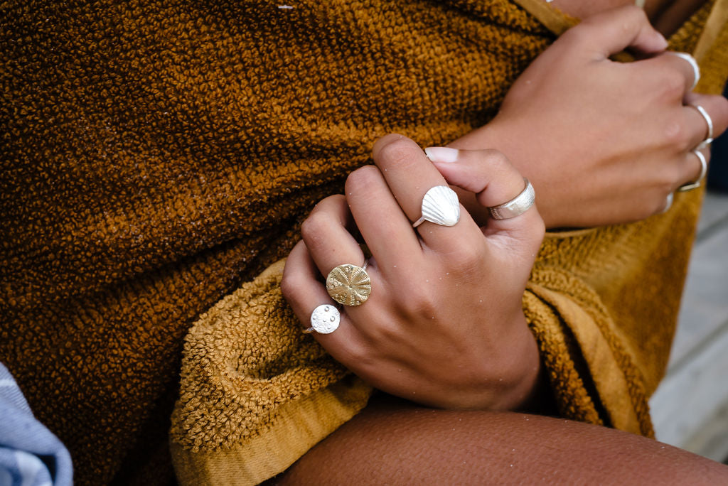 Urchin Coin Ring