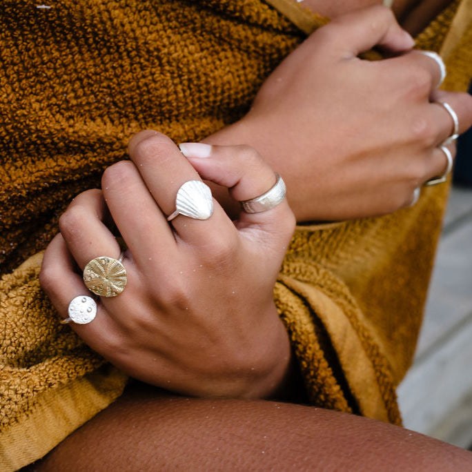 Urchin Coin Ring