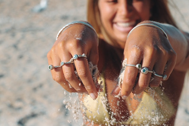 Sea Urchin Stone Ring