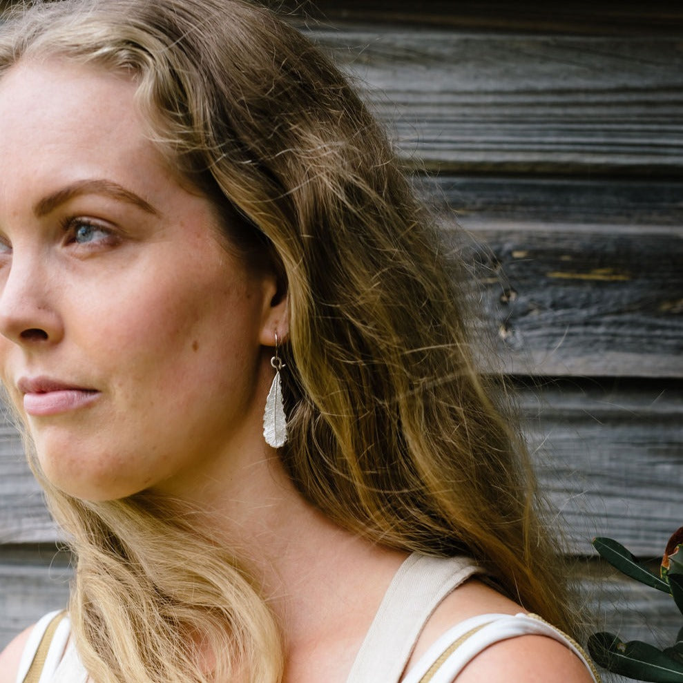 Banksia Leaf Earrings