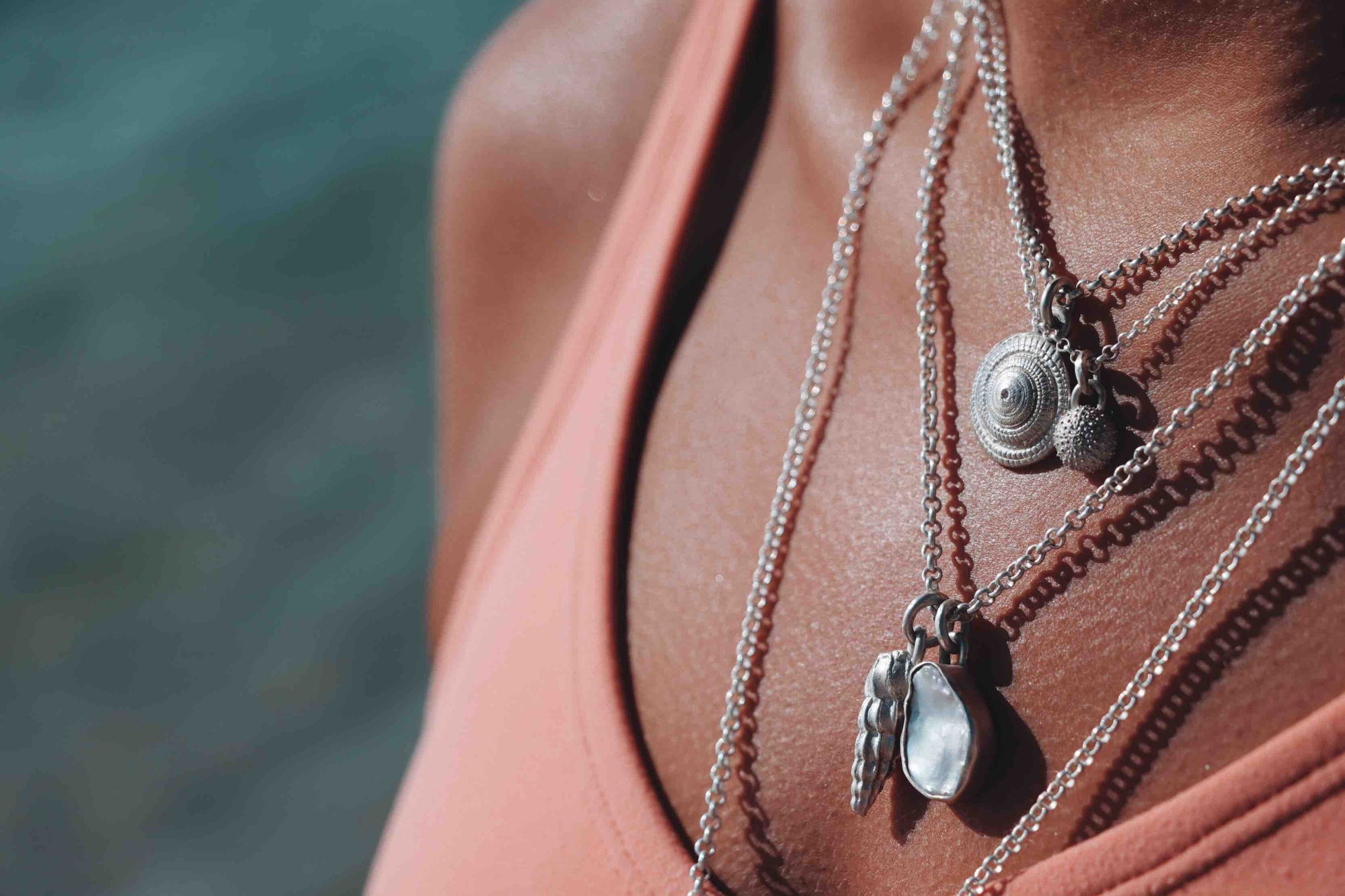 Dainty Sea Urchin Necklace